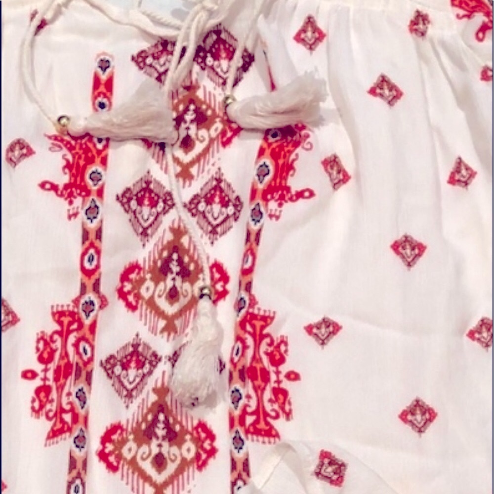 Taylor & Sage Tassel  Single Print Dress